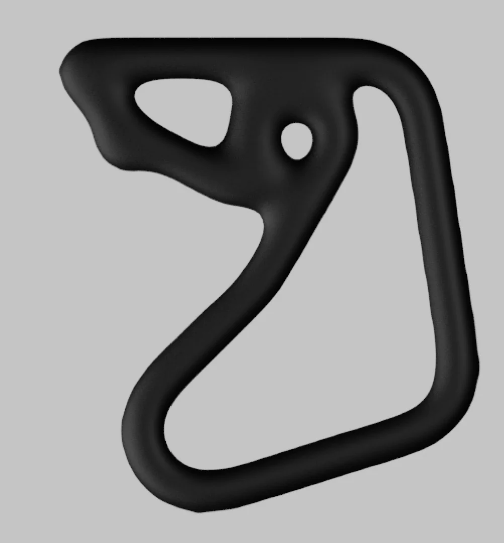 Filleted random spline, frame 1