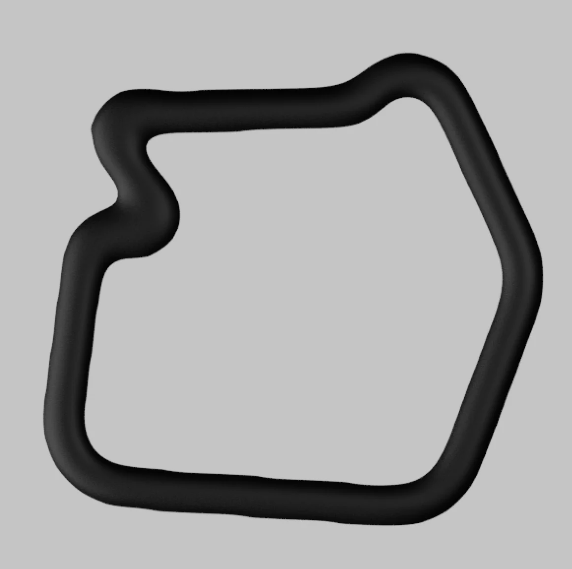 Filleted random spline, frame 4
